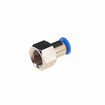 Фитинг RF-SPCF06-02 для пластиковых трубок 6мм с внутренней резьбой 1/4" ROCK FORCE /1 NEW